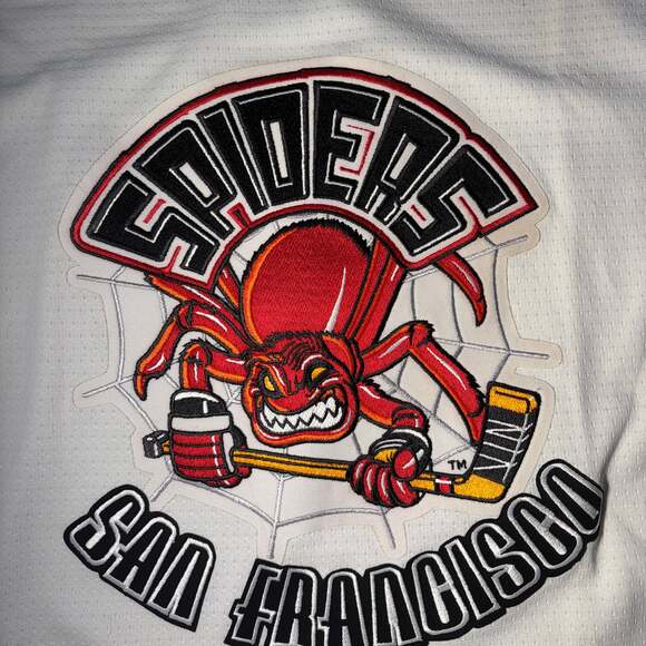 San Francisco Spiders Hockey Jersey Bauer IHL M White - Drake - Music Video - Picture 3 of 10